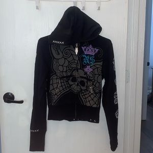 Rebel Spirit - Zip Up Hooded Sweatshirt